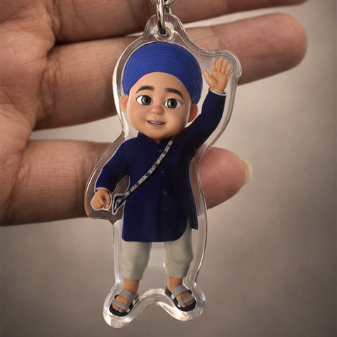 Khalsa Phulwari Keychains
