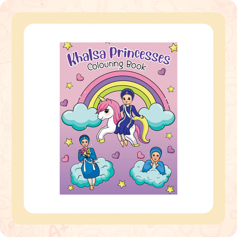 Khalsa Princesses Colouring Book -  Paperback
