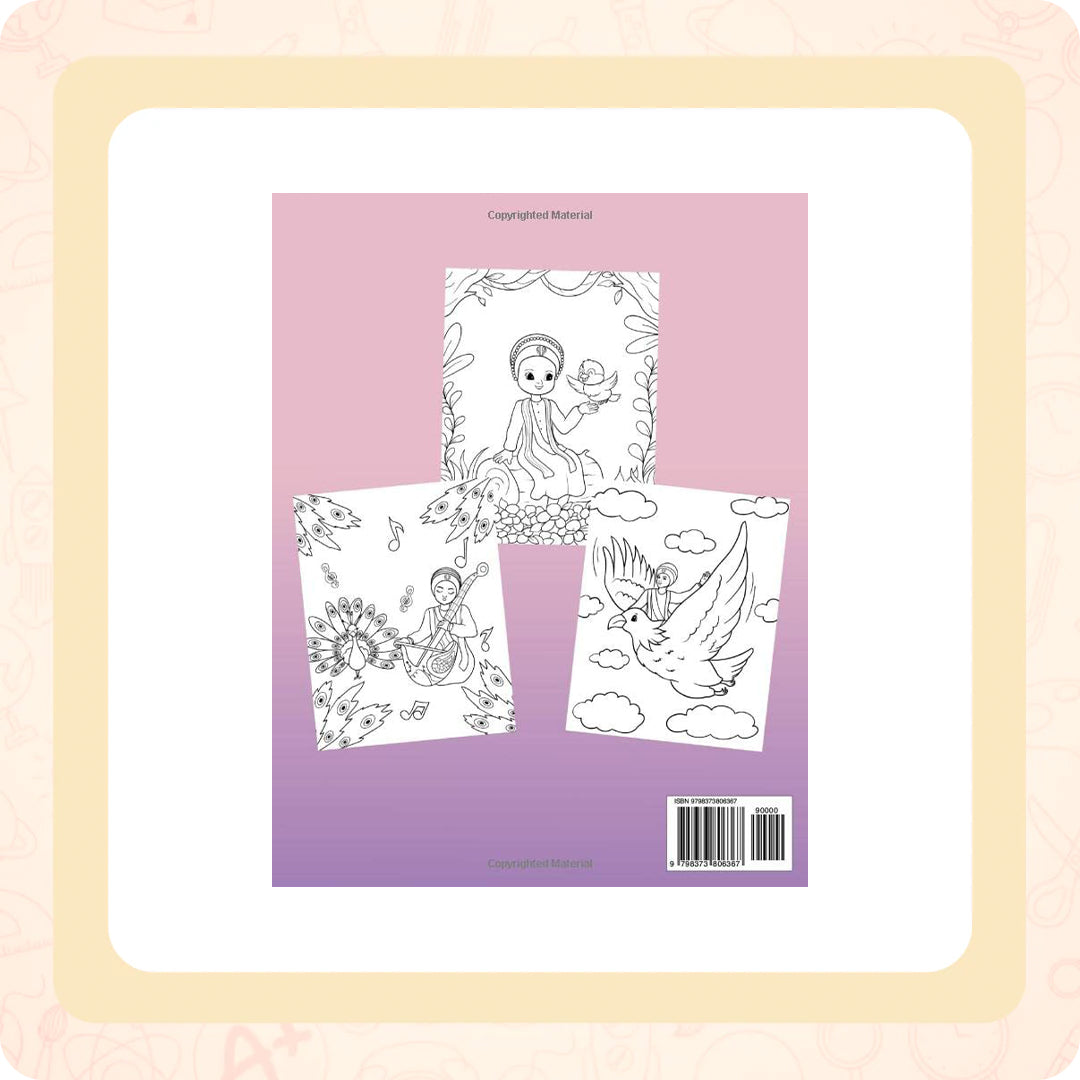 Khalsa Princesses Colouring Book -  Paperback